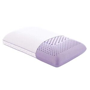 MALOUF Zoned Dough Memory Foam Pillow Queen Lavender Aromatherapy Spray